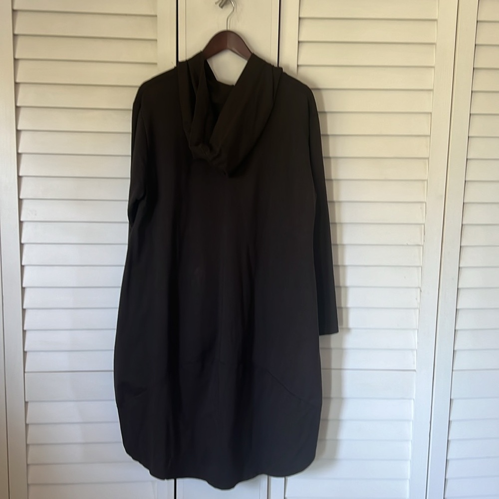 Button Down Dark Chocolate Tunic - image 3